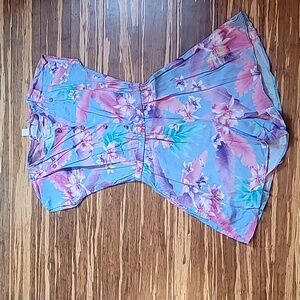 Vintage Hawaiian Romper Size Small